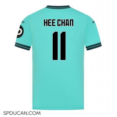 Muški Nogometni Dres Wolves Hee-chan Hwang #11 Gostujuci 2025-26 Kratak Rukav Muški Nogometni Dres Wolves Hee-chan Hwang #11 Gostujuci 2025-26 Kratak Rukav